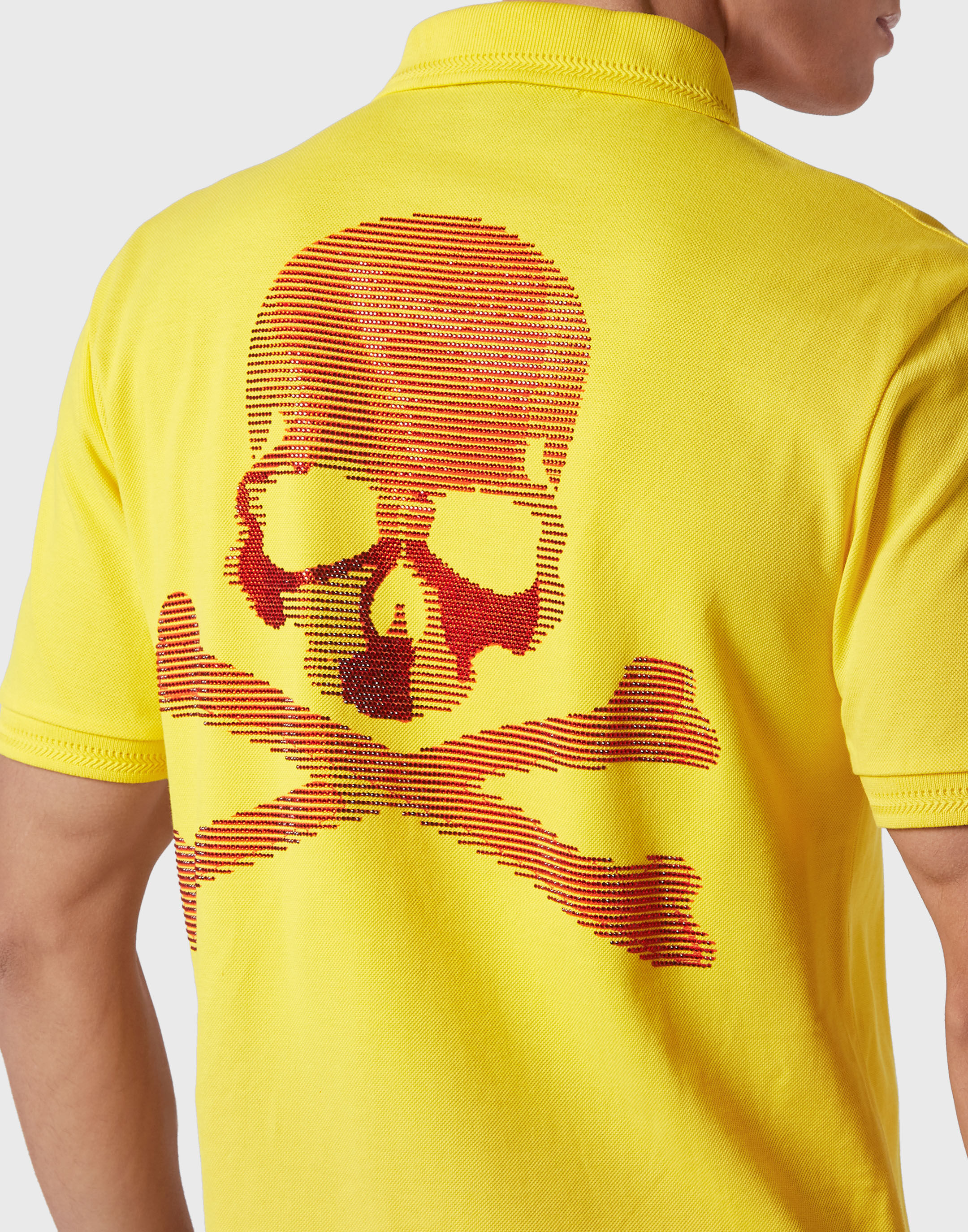 Skull and crossbones polo shirt cheap
