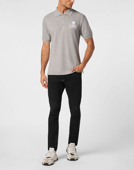 Pique Polo Shirt SS Skull&Bones