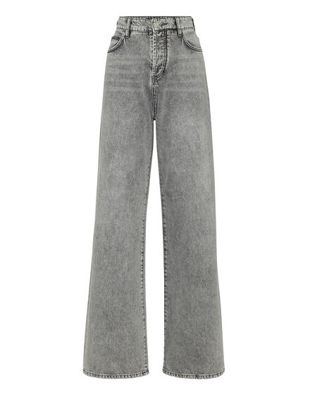 Denim Skater Fit Trousers