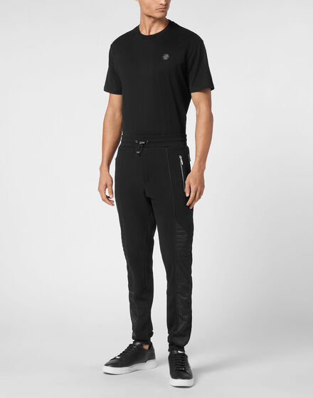 Jogging Trousers With Nylon Inserts