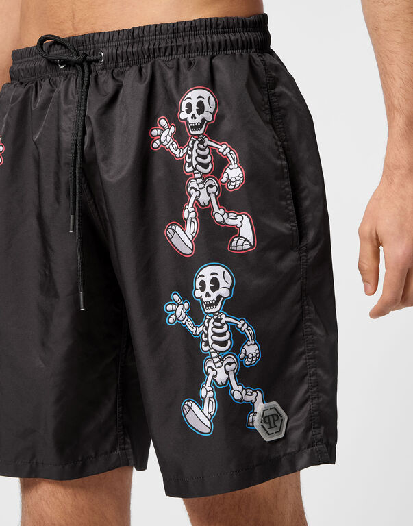 Swim Boxer Skeleton