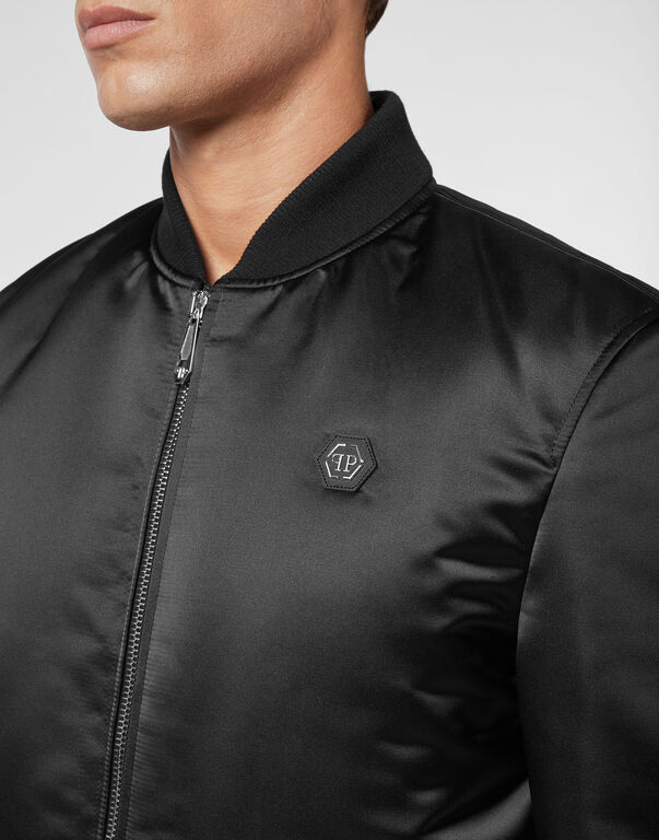 Satin Top Gun Bomber Hexagon