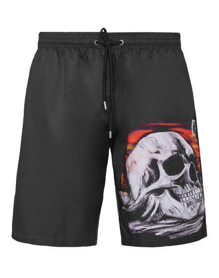 Beachwear Short Trousers Skull