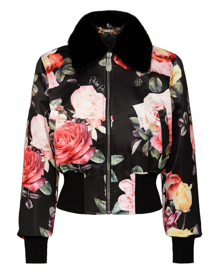 Bomber Painted Flowers