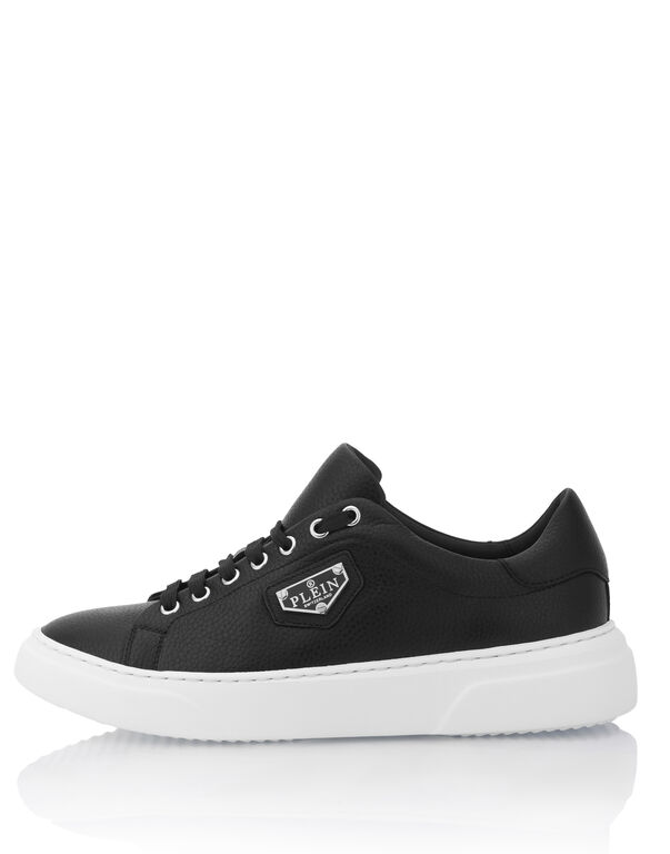Leather Lo-Top Sneakers Iconic Plein