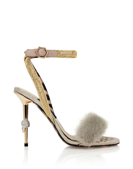 Sandals High Heels Crystal