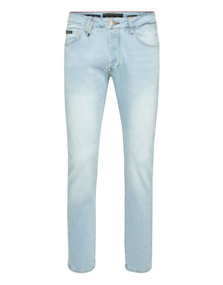 Denim Trousers Super Straight Cut Basic