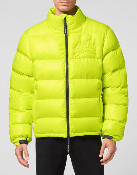 Nylon Oversize Jacket Skull