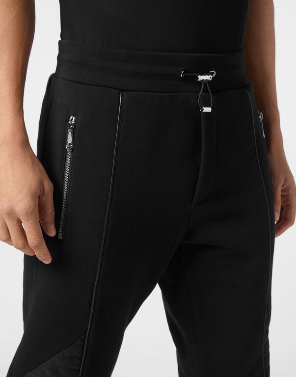 Jogging Trousers With Nylon Inserts