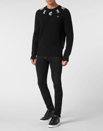 Wool & Cashemere Pullover Round Neck LS