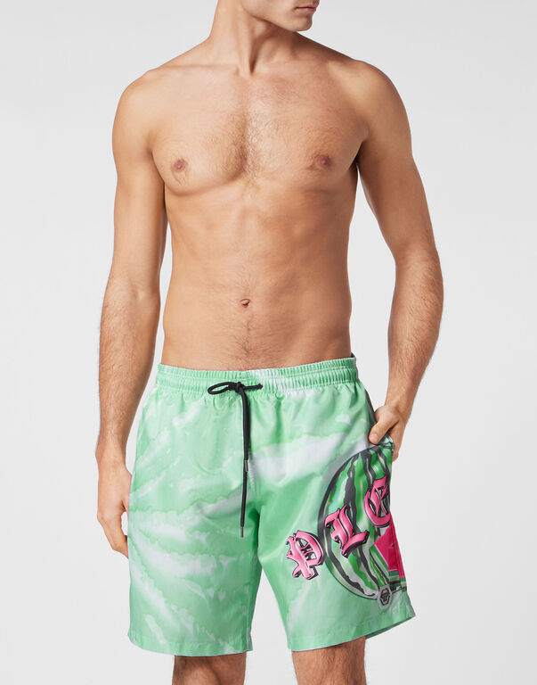 Tie-dye Long Swim Boxers Tutti Frutti
