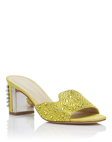 Sandals Mid Heels "Marine"