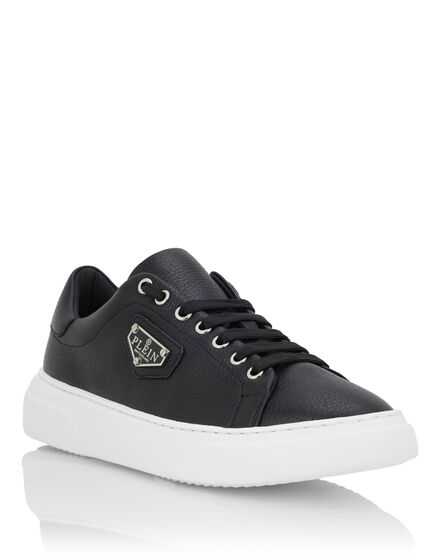 Leather Lo-Top Sneakers Iconic Plein