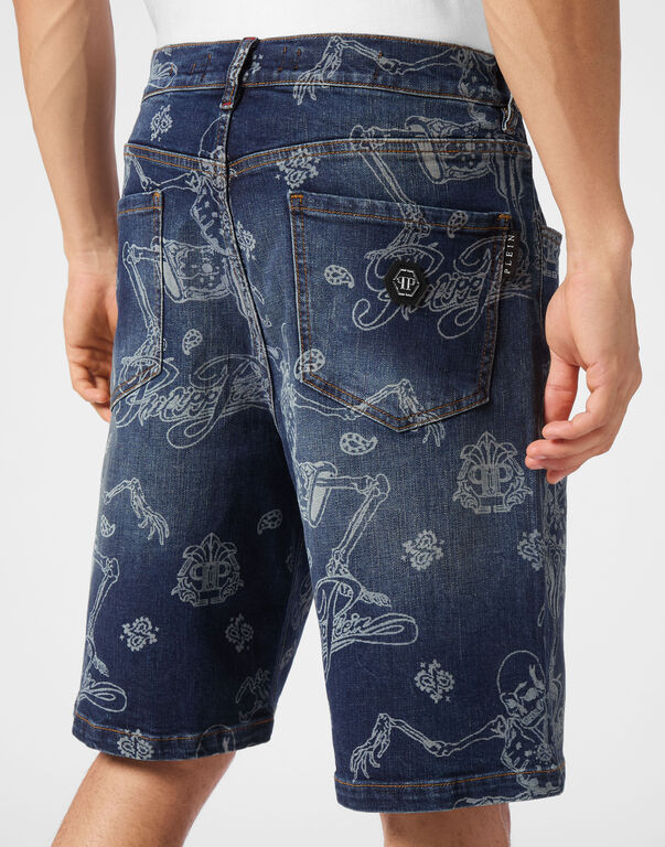 Formentera Denim Shorts Skeleton