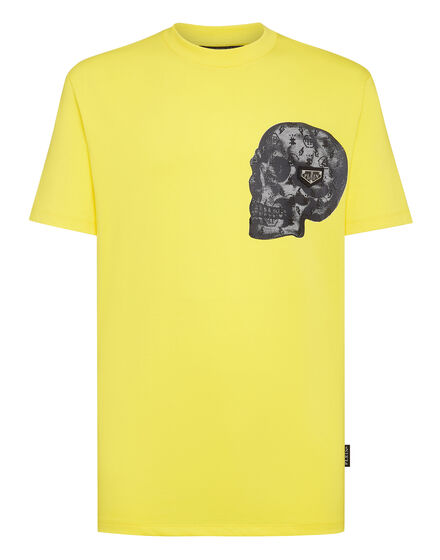 T-shirt Round Neck SS print Skull