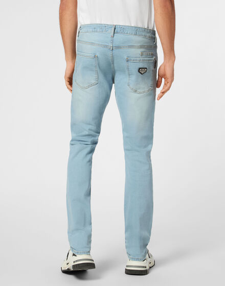 Denim Trousers Super Straight Cut Basic Denim Trousers Super Straight Cut Basic