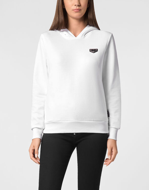 Hoodie Sweatshirt LS Iconic Plein