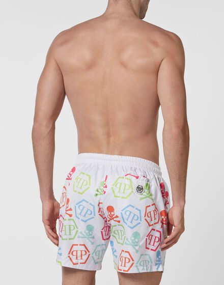 Beachwear Trousers Skull and Plein