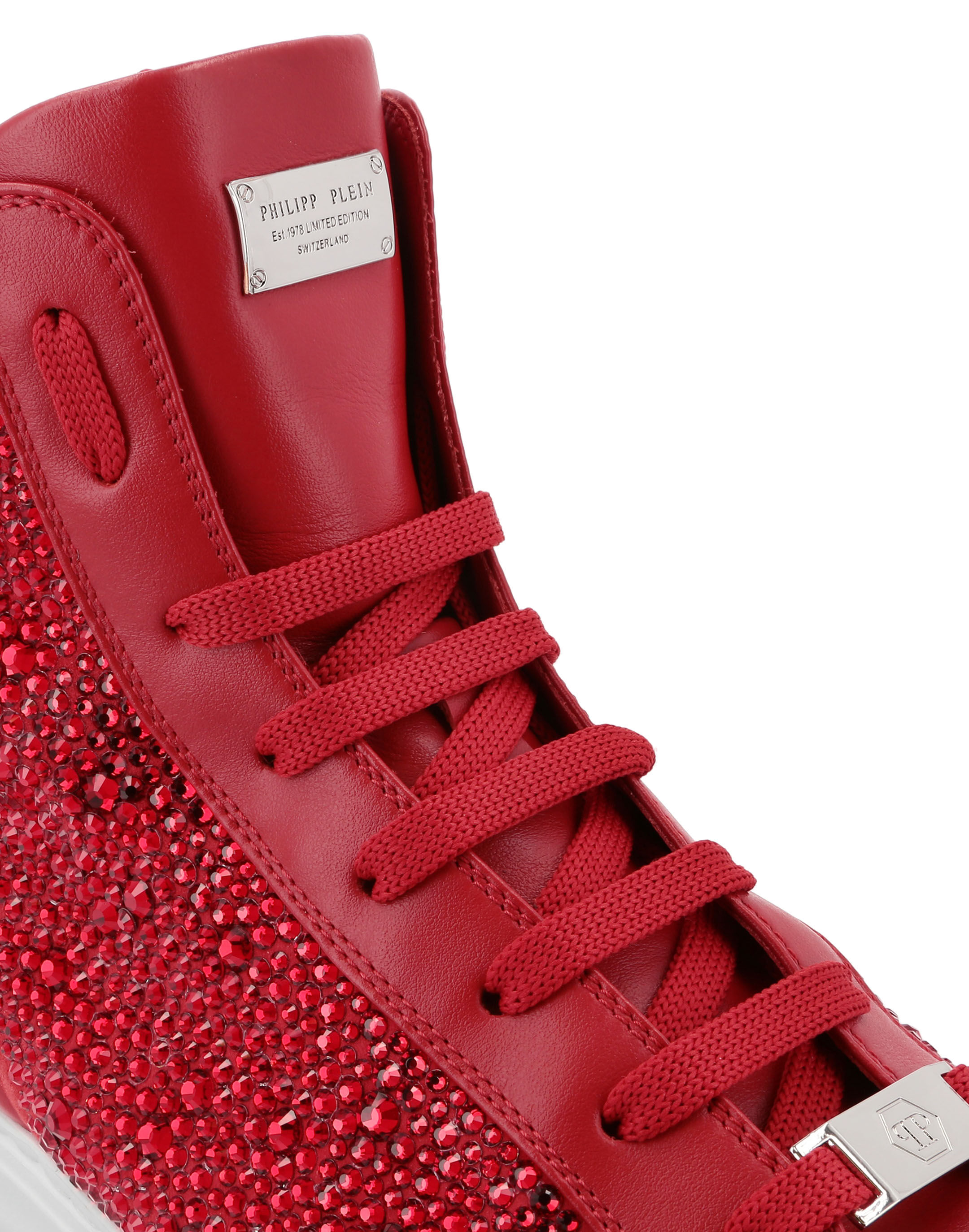 Hi Top Sneakers Crystal Philipp Plein Outlet