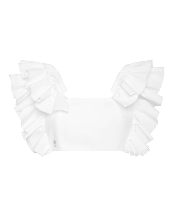 Volant Cropped Top