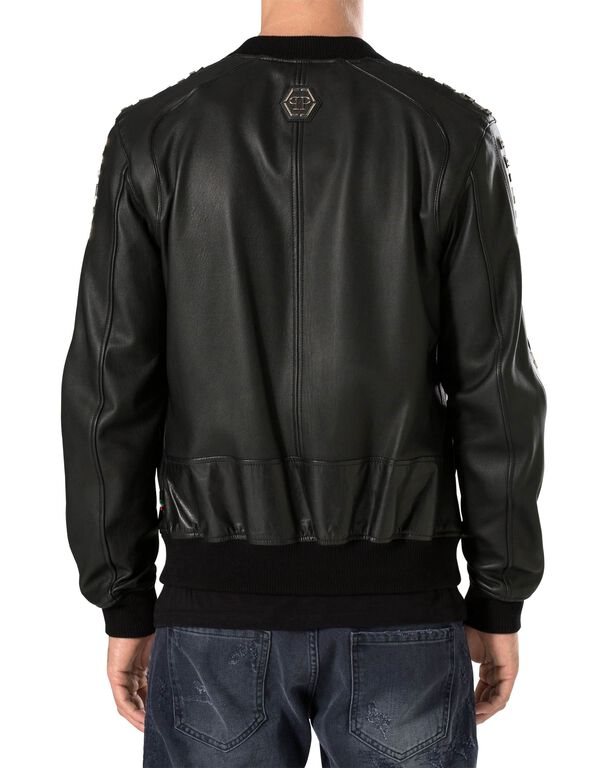Leather Bomber "Tituan"
