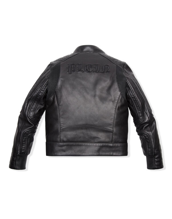 Leather Moto Jacket "Relax"
