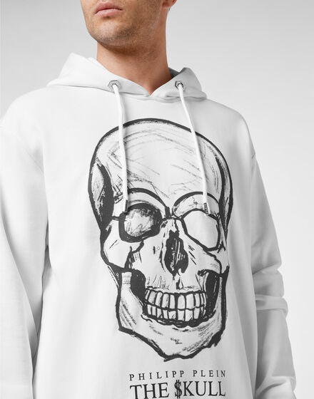 Hoodie sweatshirt print Skull
