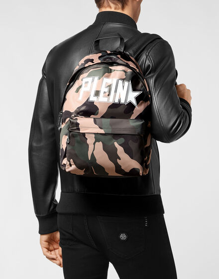 Nylon Backpack Iconic Plein
