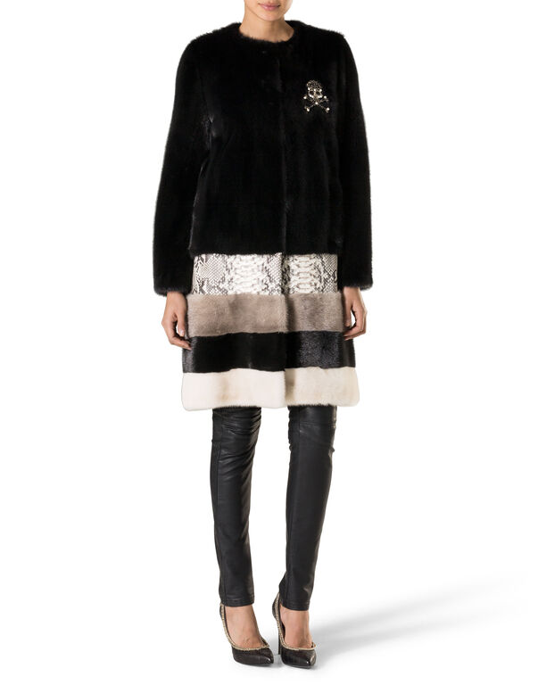 Fur Coat Short "Amarant One"