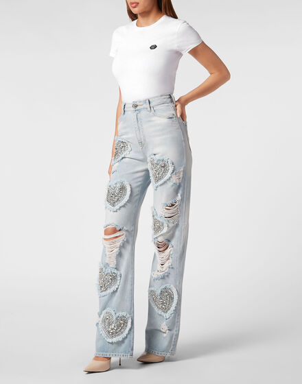 Denim Trousers Palace Fit Heart