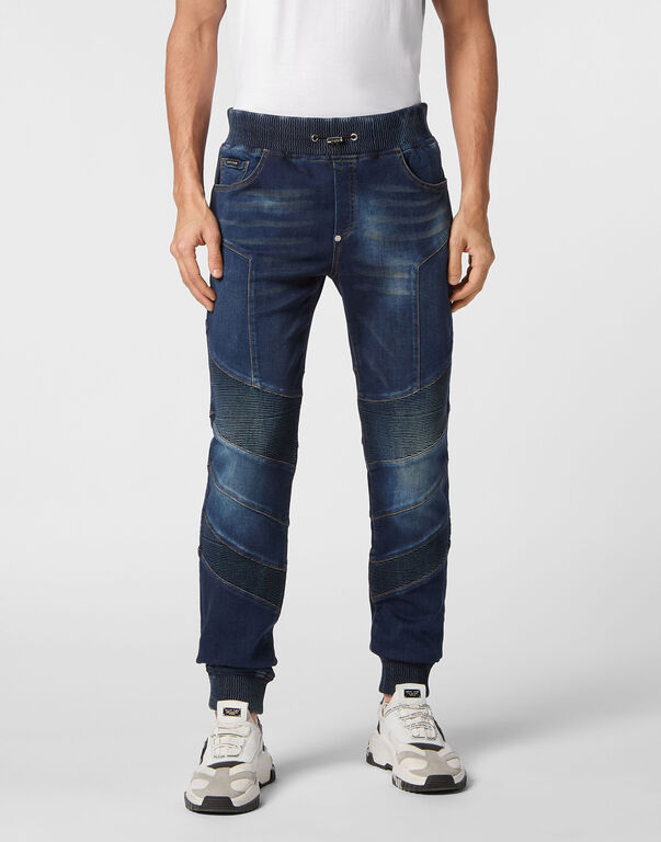 Denim Jogging Trousers