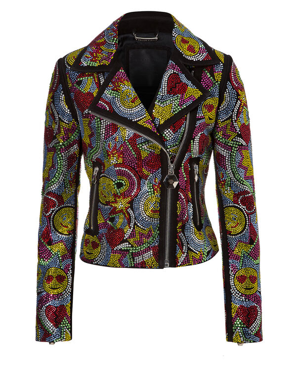 Leather Jacket Multicolor