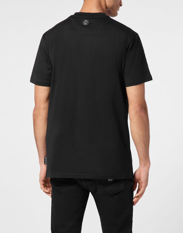 T-shirt Round Neck SS With Patch Skull&Bones
