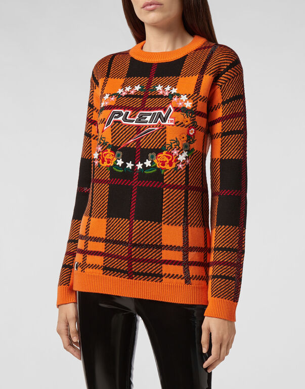 Pullover Round Neck SS Tartan