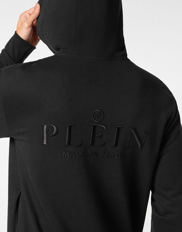 Hoodie Sweatshirt Skull strass