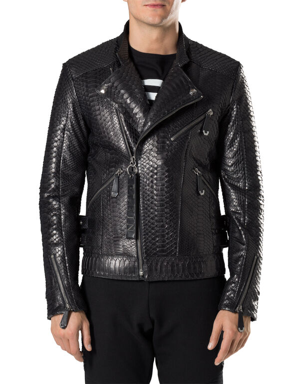 Leather Biker "Python"