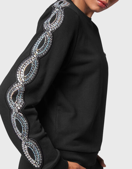 Sweatshirt LS Crystal Cable