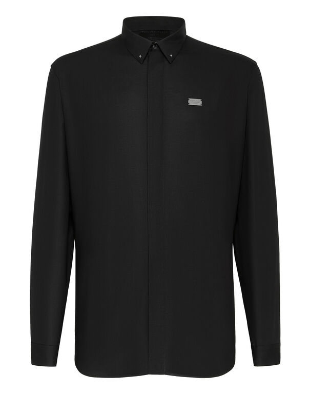 Shirt Crystal cut LS Hexagon