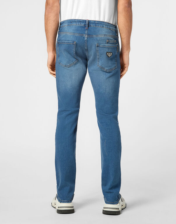 Denim Trousers Super Straight Cut Basic