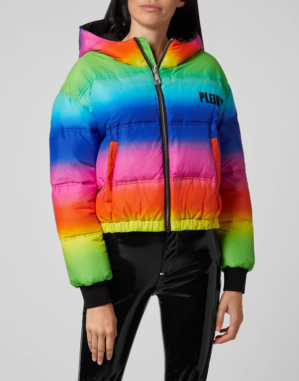 Rainbow Puffer Jacket