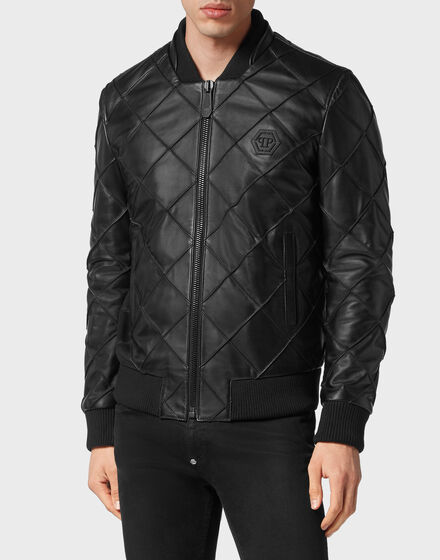 Leather Bomber Statement