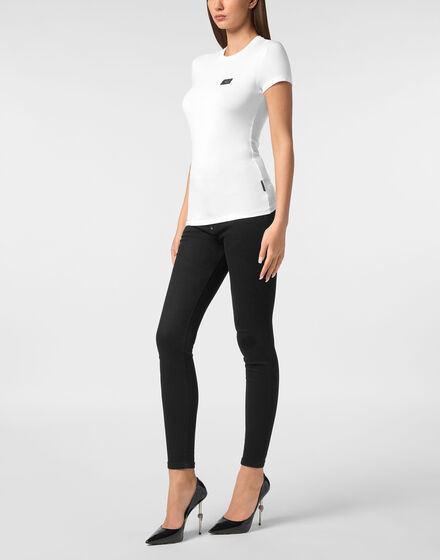 Modal T-Shirt Sexy Pure Round Neck SS Modal T-Shirt Sexy Pure Round Neck SS