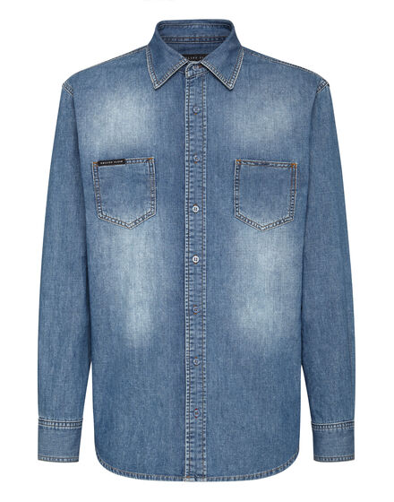 Denim Shirt Ls Istitutional