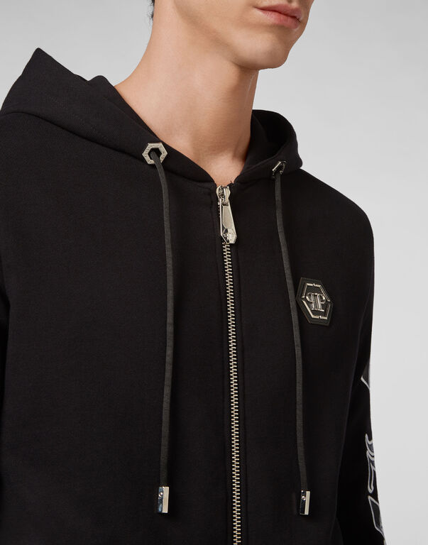 Hoodie Sweatjacket Gothic Plein