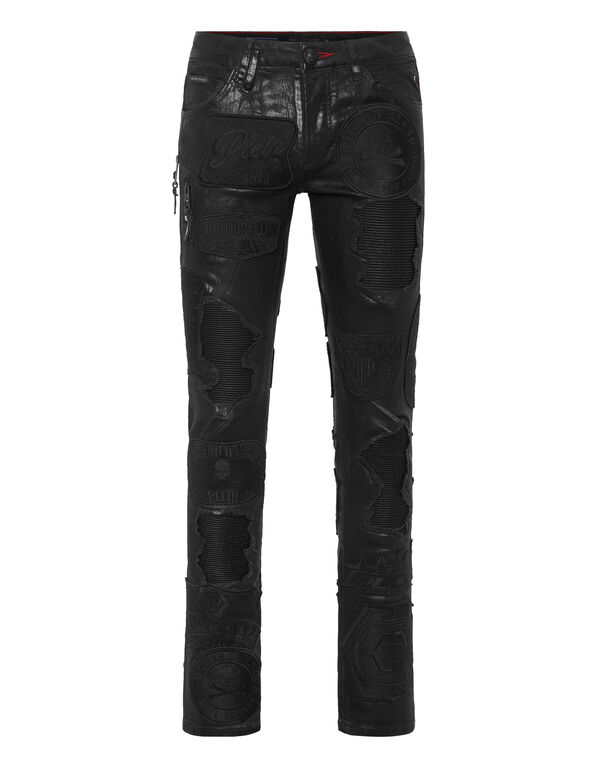 Denim Rock Star Trousers Patches