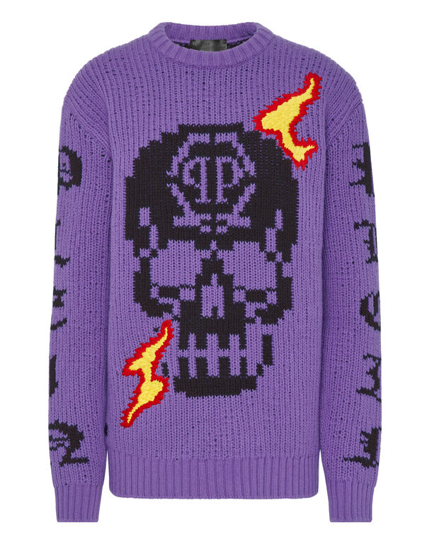 Round Neck Pullover LS Skull Round Neck Pullover LS Skull