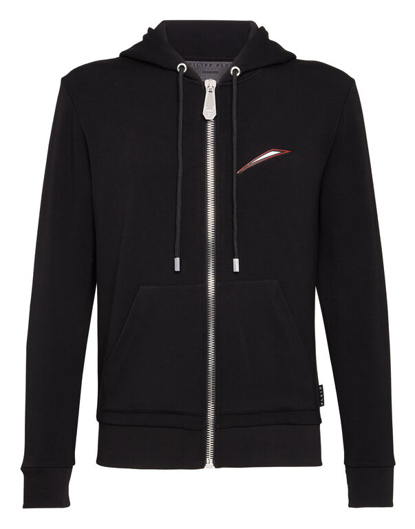 Hoodie Sweatjacket Space Plein