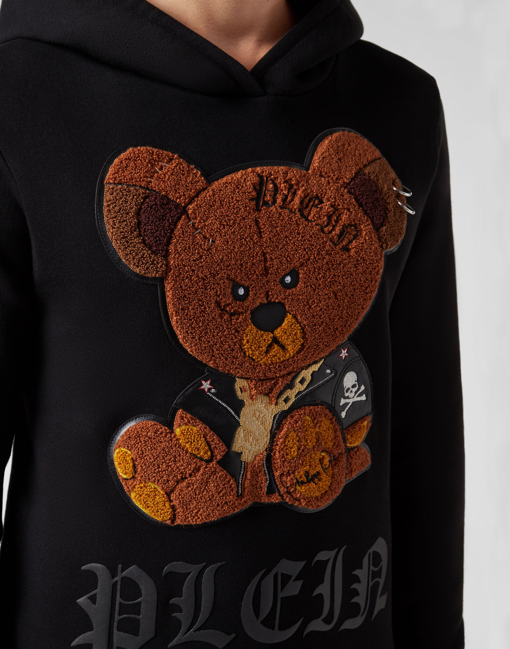 Hoodie with a teddy bear on it Clearance