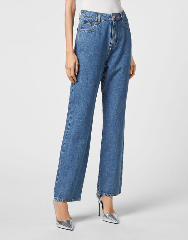 Denim Loose Fit Iconic Plein Denim Loose Fit Iconic Plein