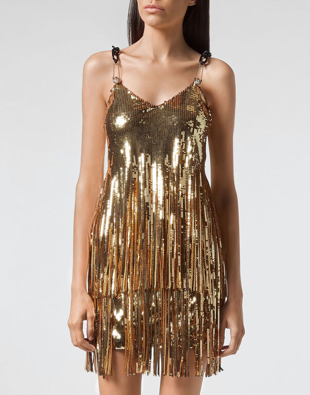Short Dress Gold